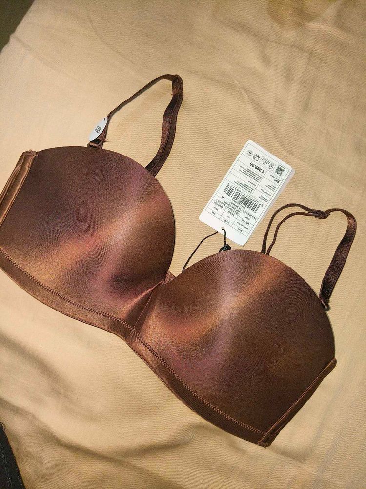 Satin Strapless Bra🟤