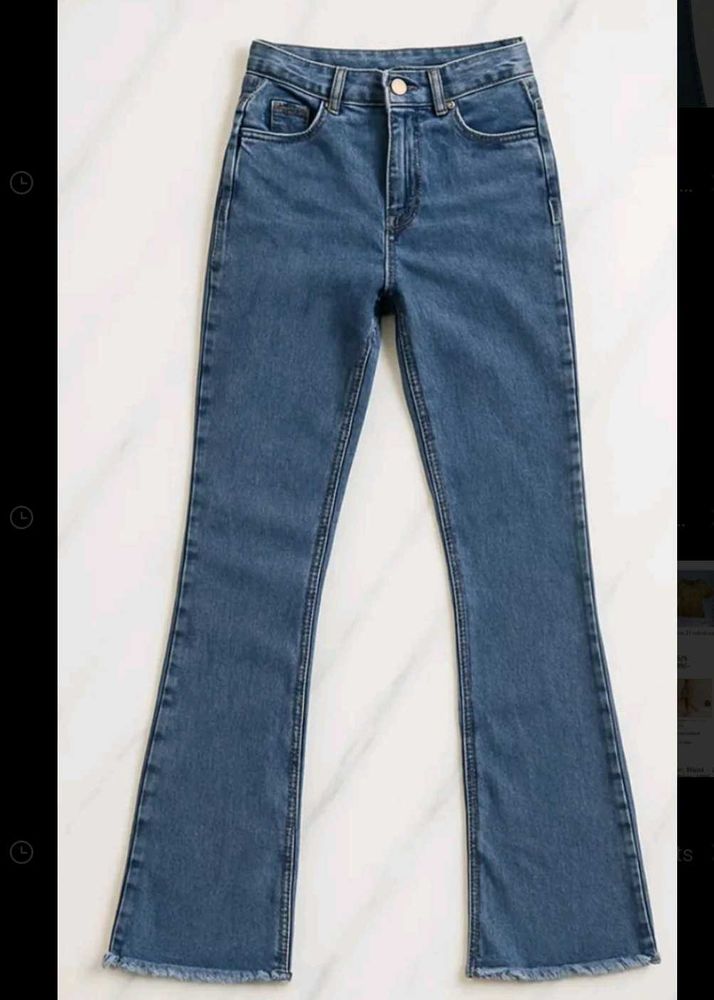 Flare Jeans - Blue Denim