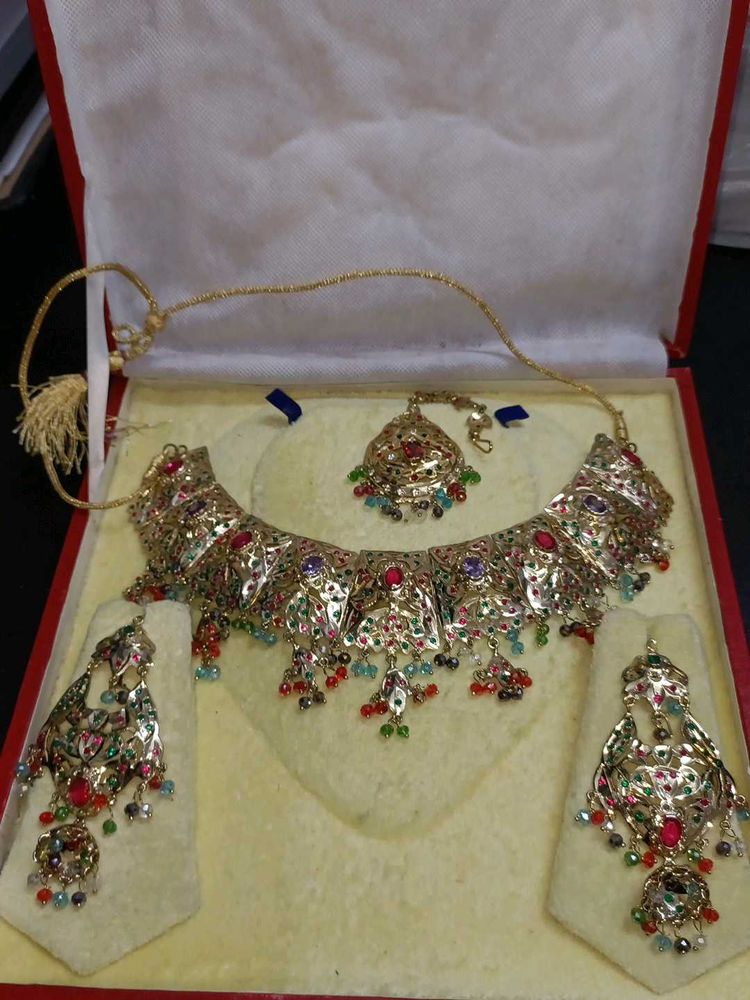 Bridal Jadau Jewellery Set