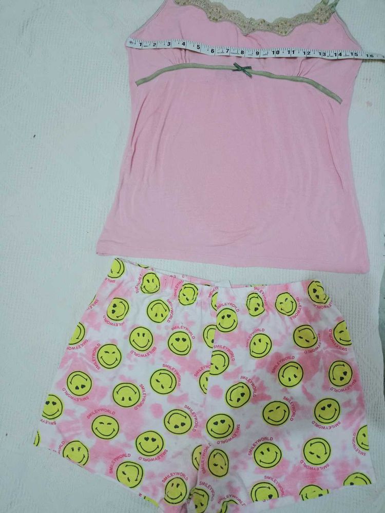 Cute Pink Pajama Set