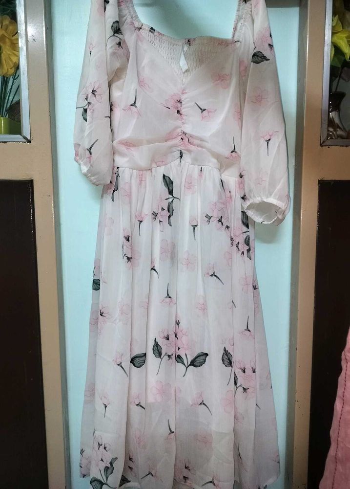 Chic Floral Print Maxi Dress