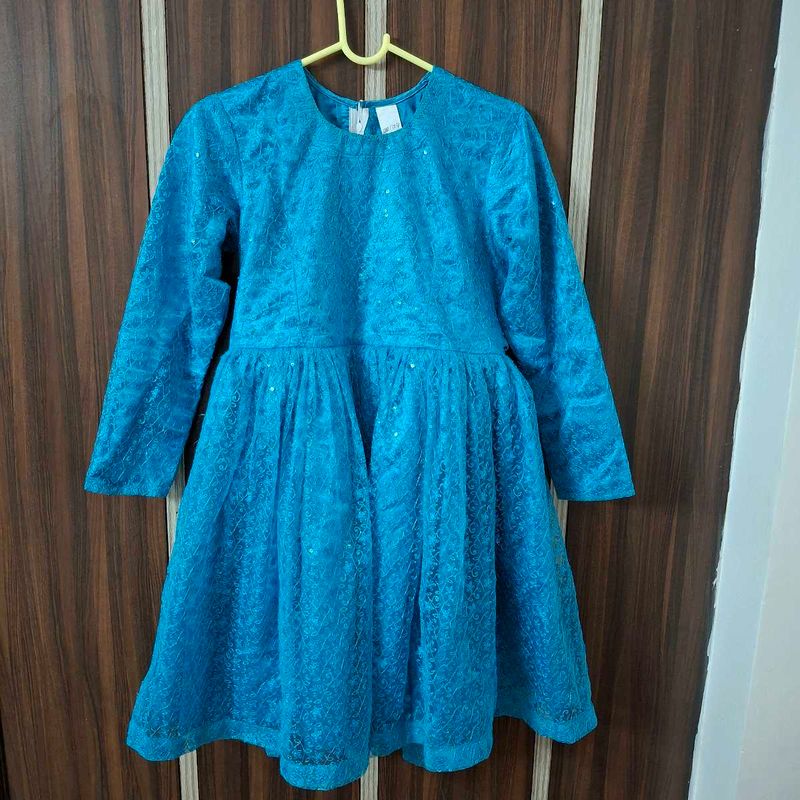 Cute Blue Party Dress