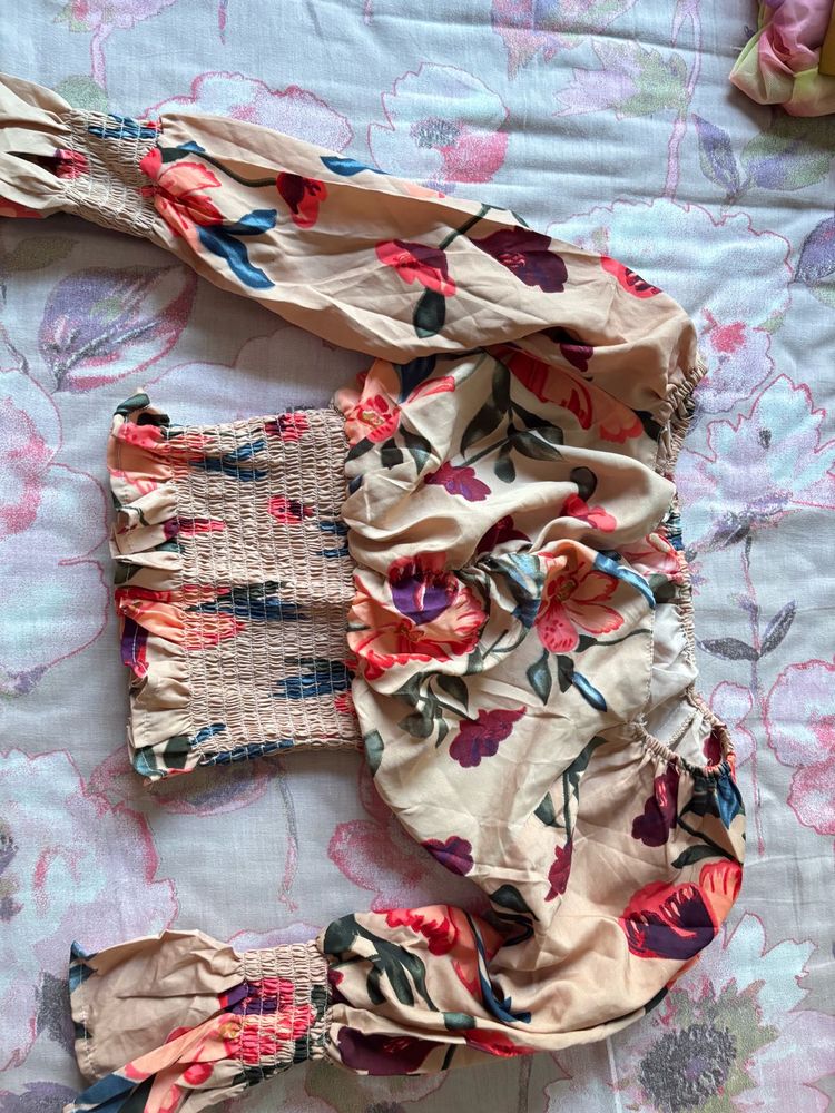 Floral Crop Top