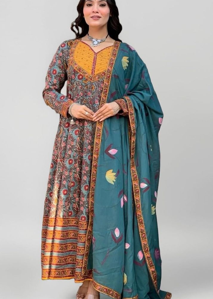 Beautiful Printed Kurta Set with Dupatta