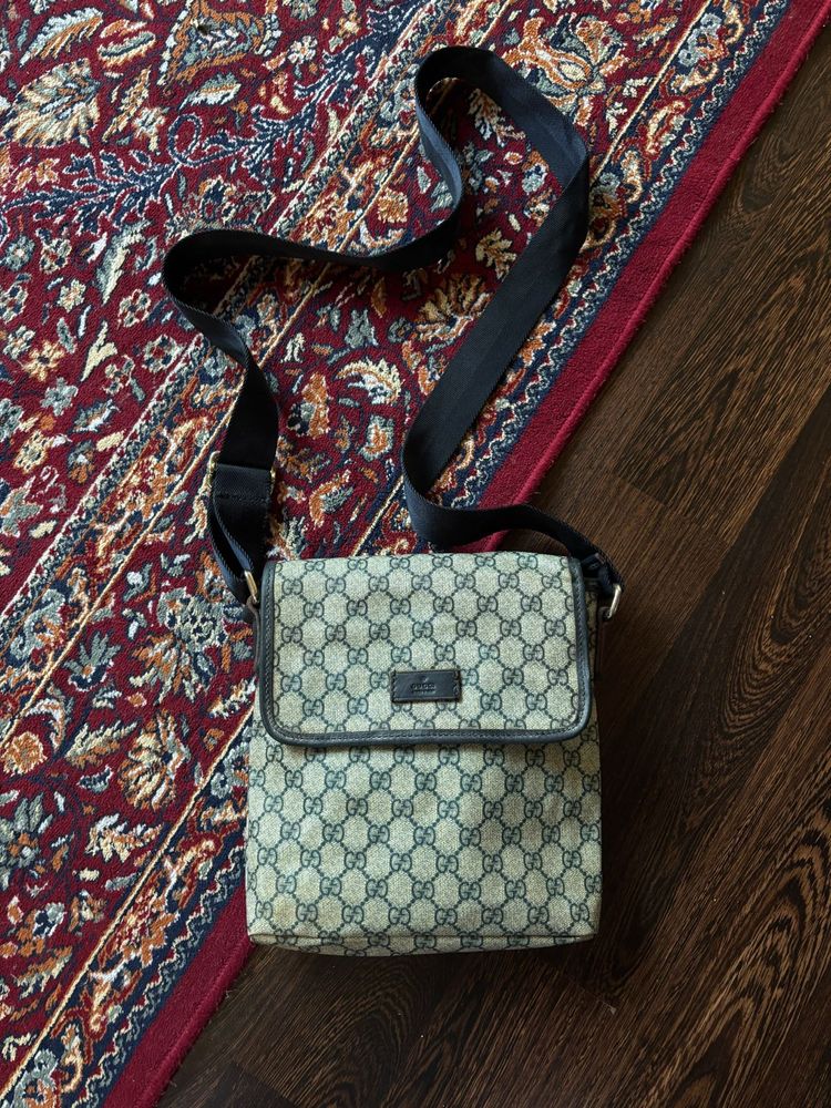 Gucci Monogram Messenger Bag