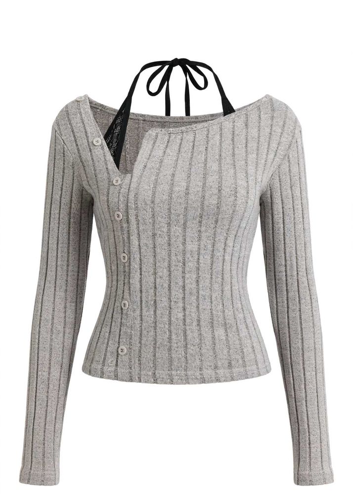 Button Coquette Top