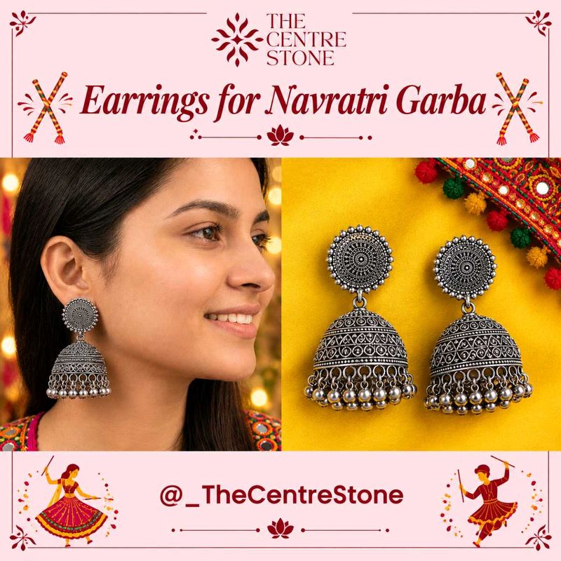 Earrings for Navratri Garba