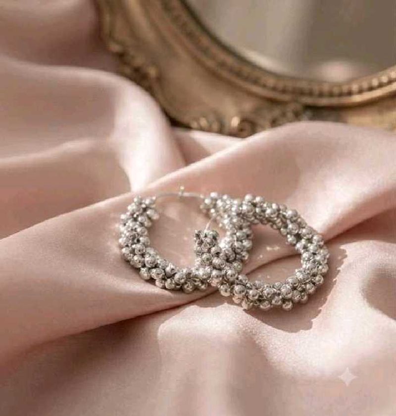 Sparkling Hoop Earrings