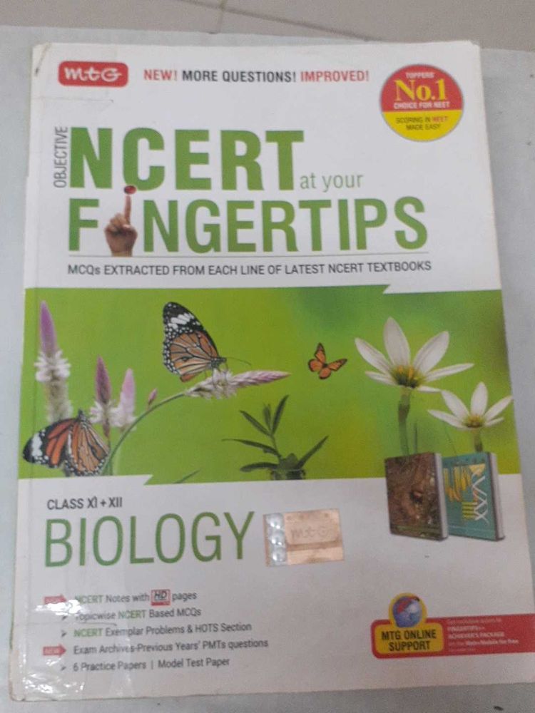 NCERT Objective Biology Class 11 &amp; 12
