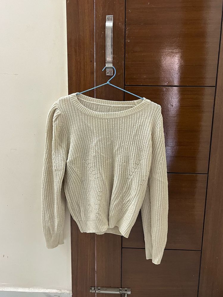 Cozy Cream Knit Sweater