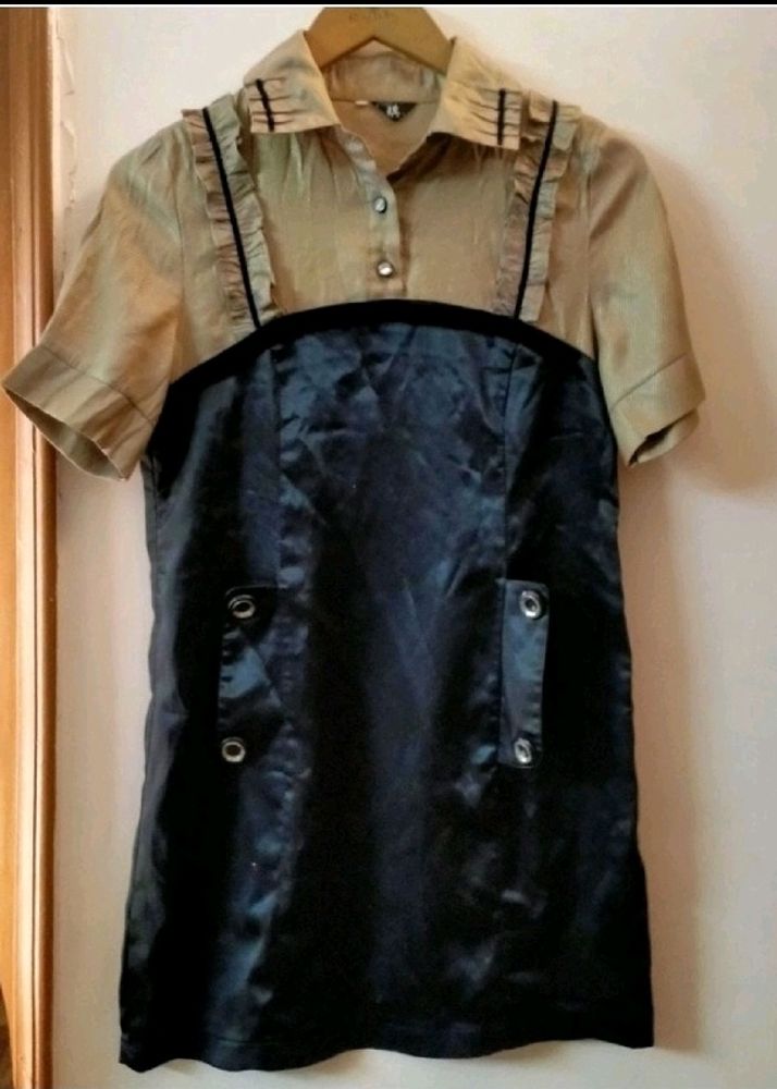 Imported Satin Tunic Top