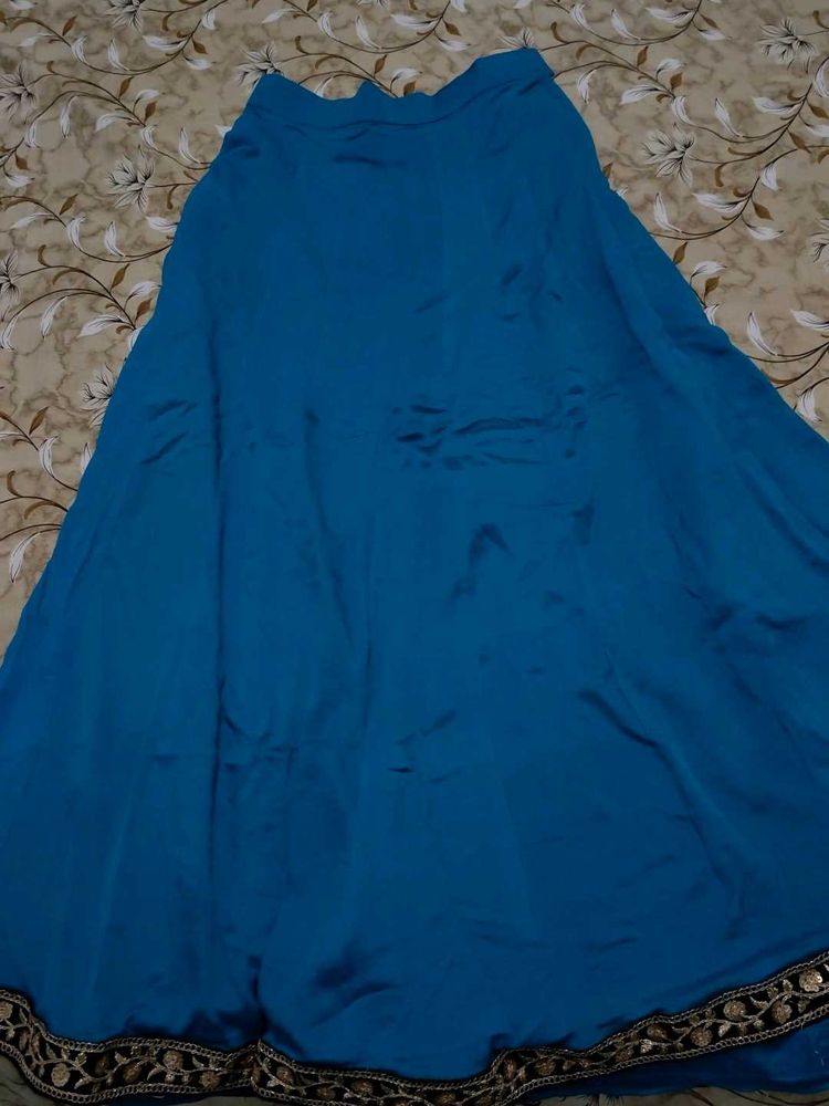 Beautiful Teal Ethnic Skirt