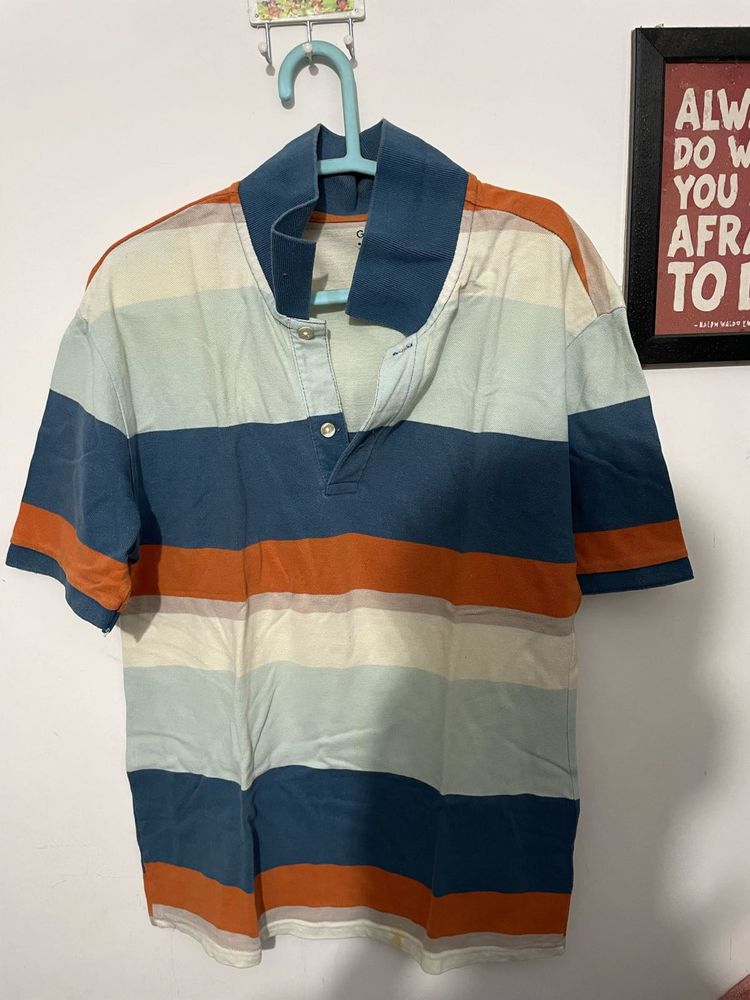 Gap Striped Polo Shirt