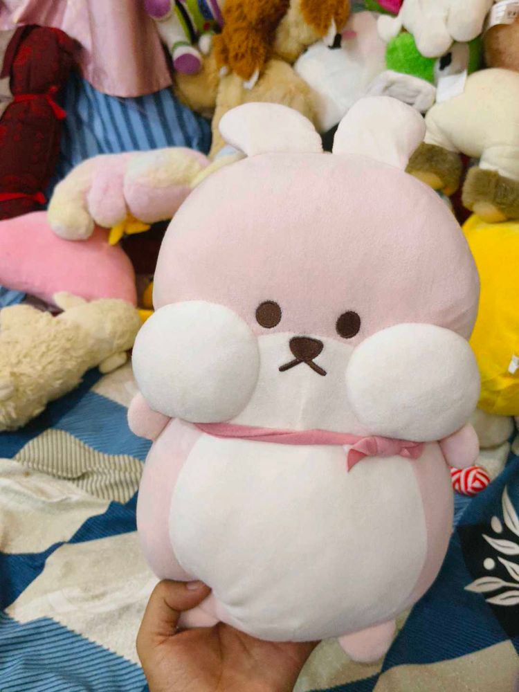 Cute Pink Bunny Plush Toy
