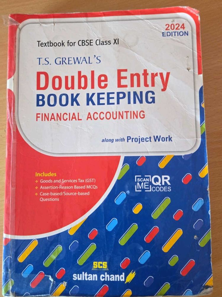 T.S. Grewal's Double Entry Book Keeping Textbook