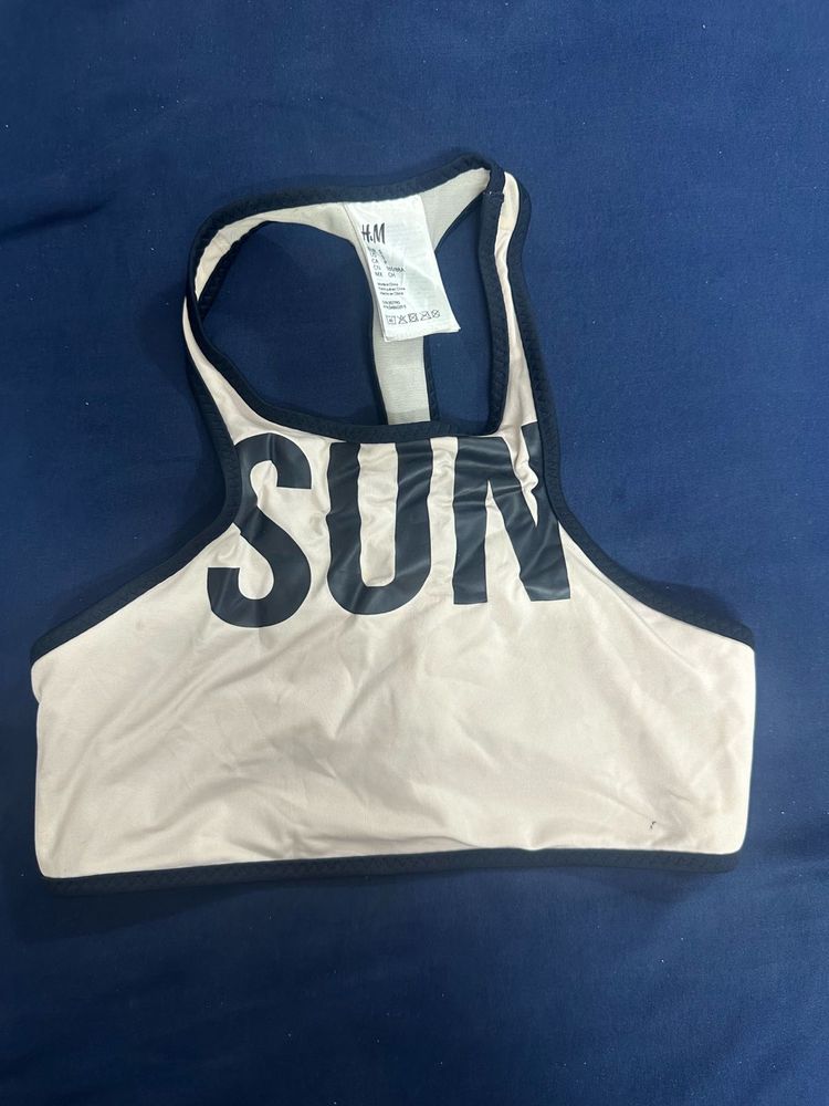 H&amp;M "SUN" Bikini Top