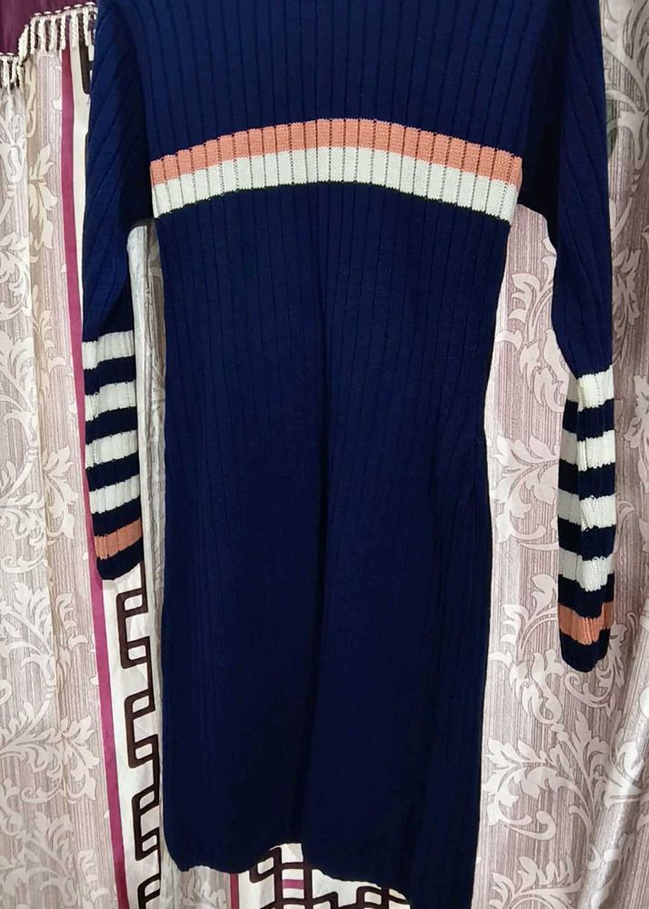 Stylish Striped Knit Dress