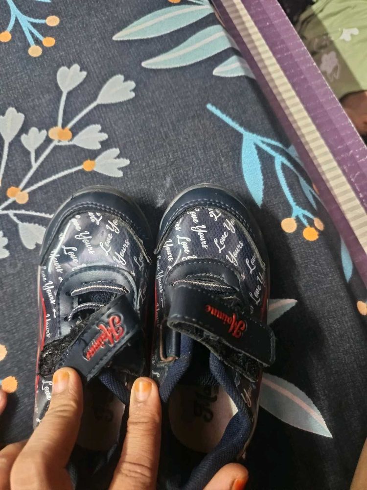 Cute boys Navy Blue Sneakers