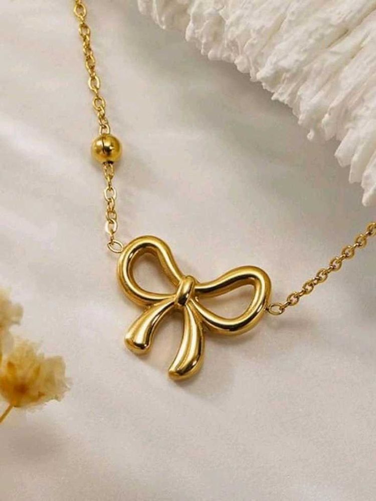 Bow Necklace  For Women Stylish