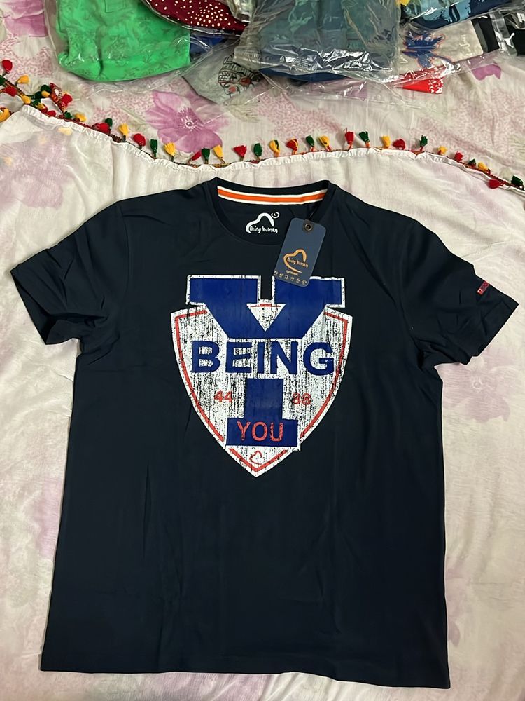 Being Human Cotton T-Shirt For Men And Women