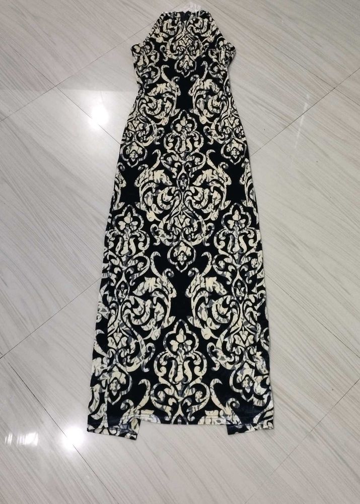 Patterned Bodycon Dress