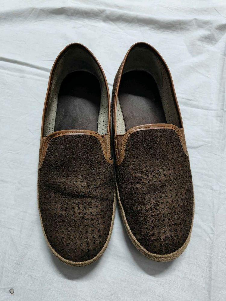 Brown Slip-on Shoes