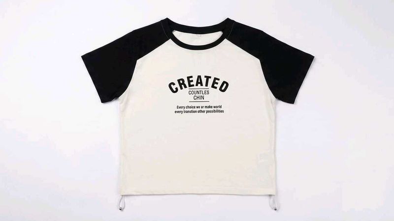 Raglan Sleeve Graphic T-Shirt