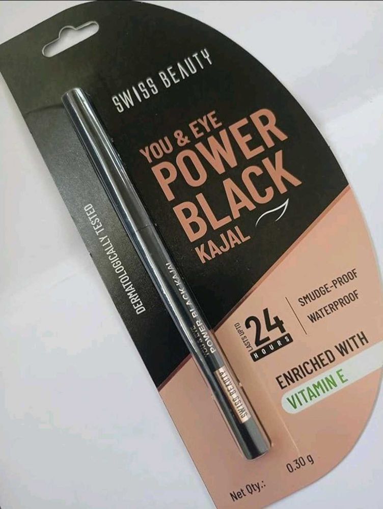 Swiss Beauty Power Black Kajal Pencil