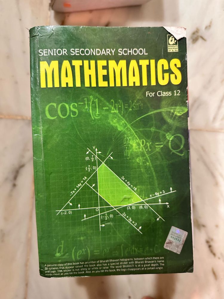 RS aggarwal. Mathematics for Class 12