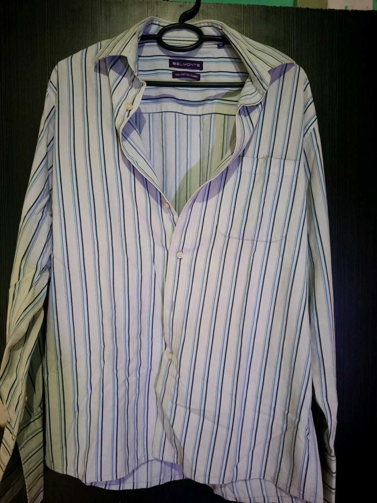 Striped Men's Button-Down Shirt