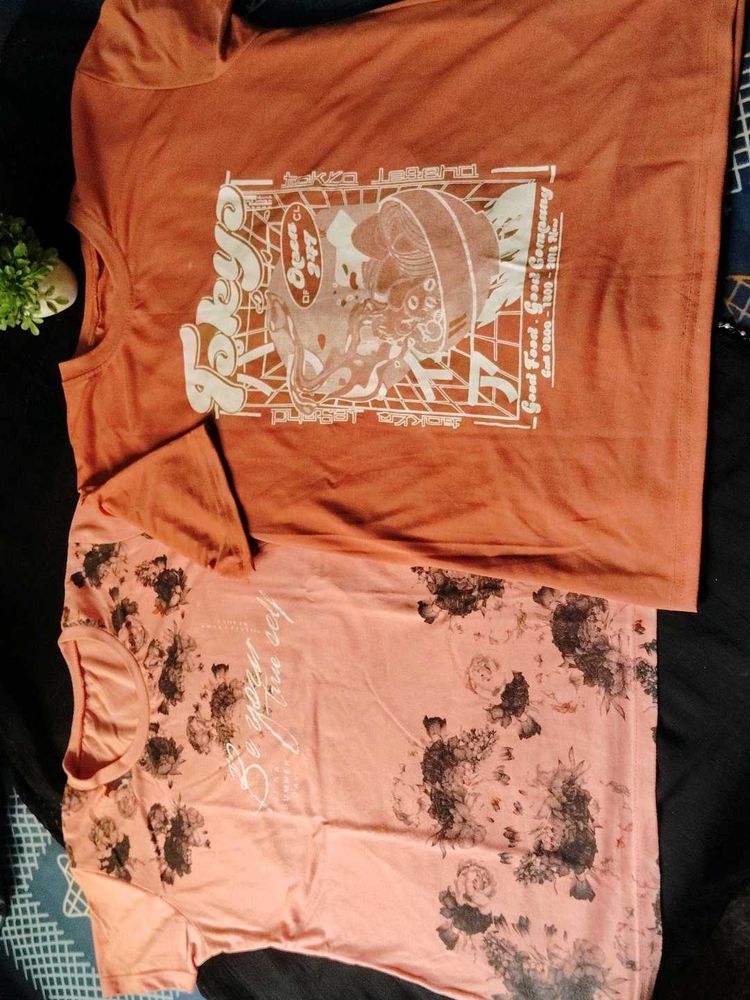 Set of 2 T-shirts for Casual Wear