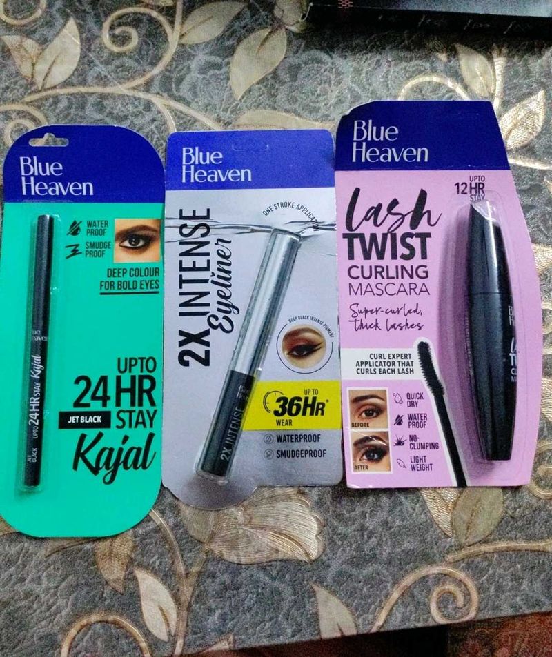 Blue Heaven Kajal Mascara &amp; Eyeliner Set