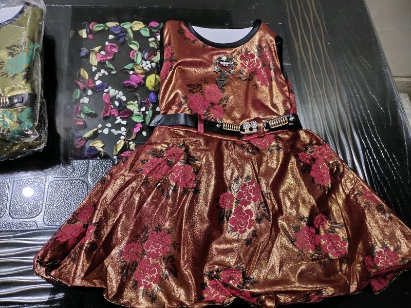 New frock Fit Upto 1 Yr Baby Girl