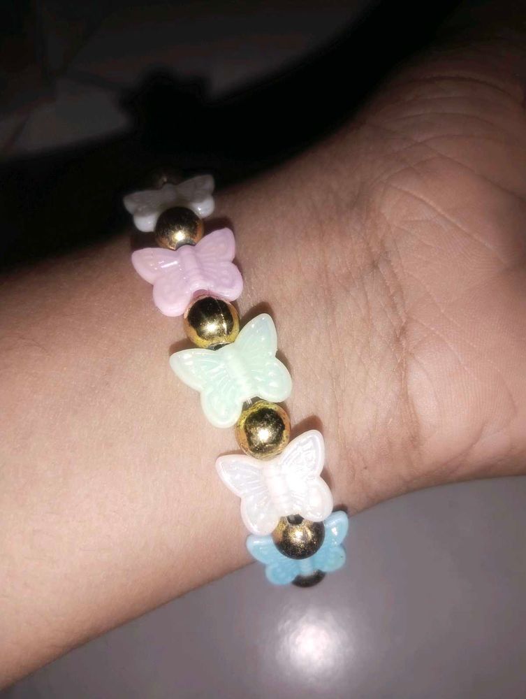 Cute Butterfly Charm Bracelet