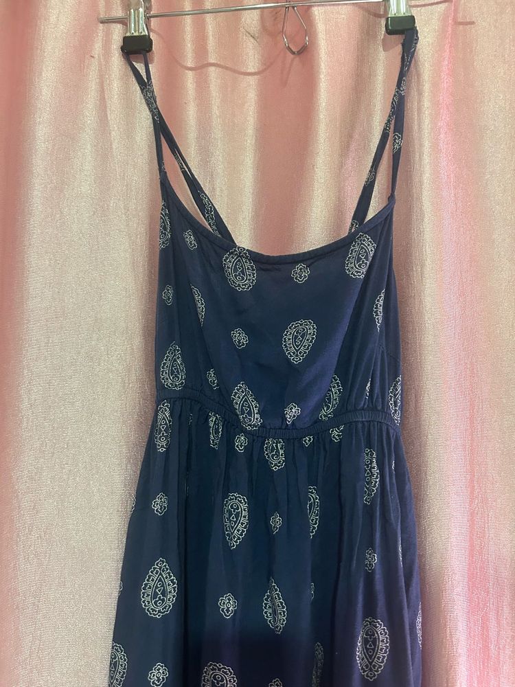 Paisley Print Midi Dress