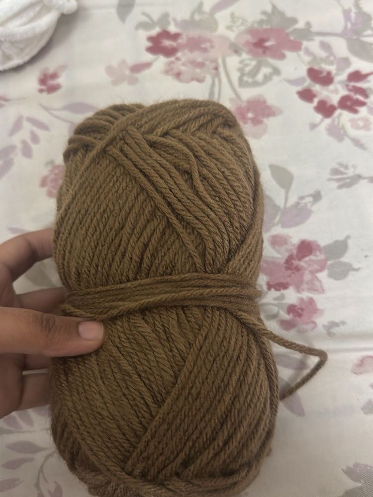 Brown Yarn Skein