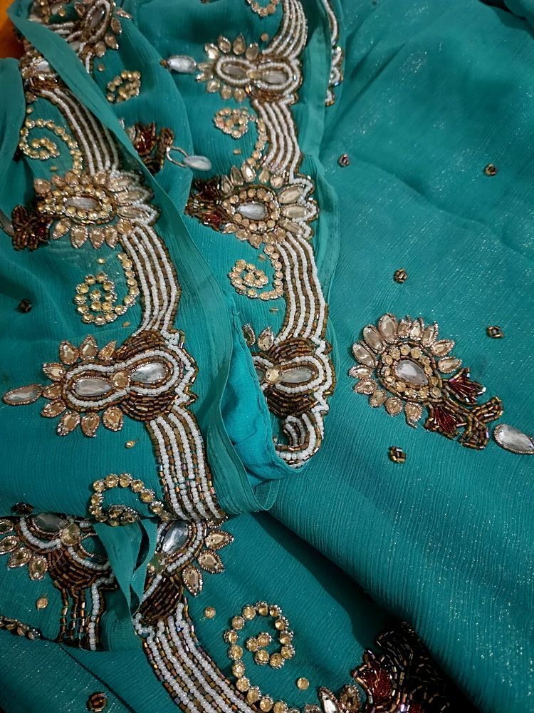Beautiful Heavy Work Saree
