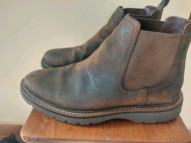 Men's Brown Leather Chelsea Boots