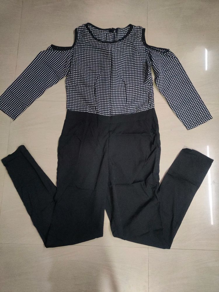Checkered Colour Jumpsuit