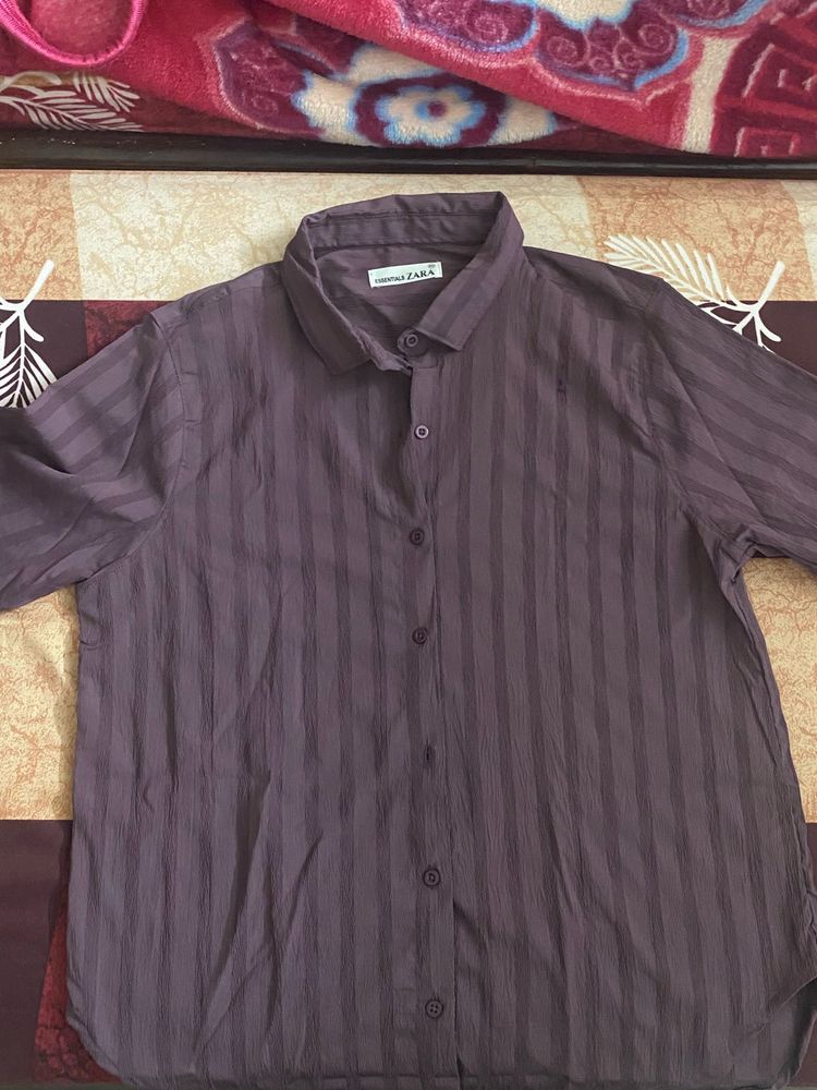 Classic Striped Button-Down Shirt