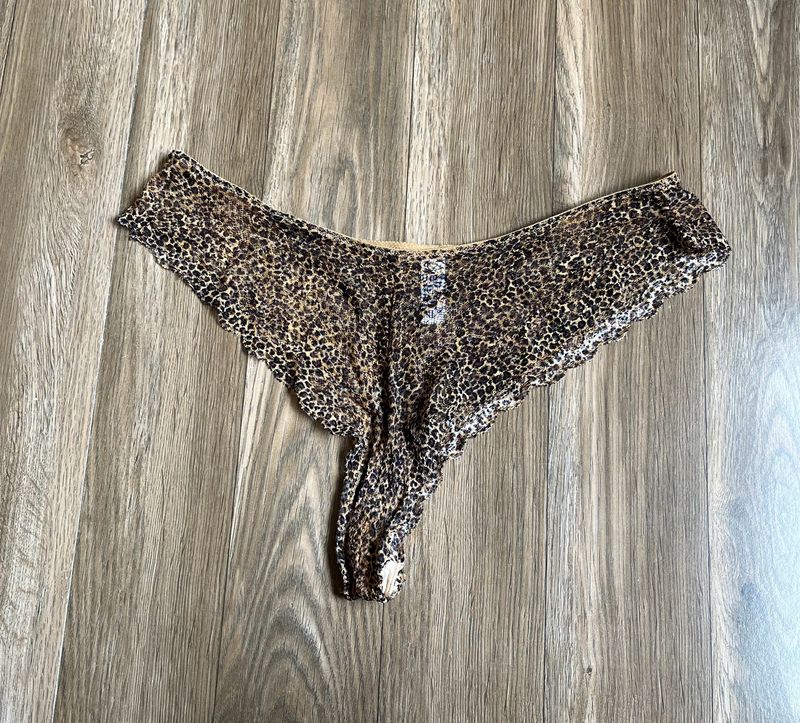 Leopard Print Lace Panty