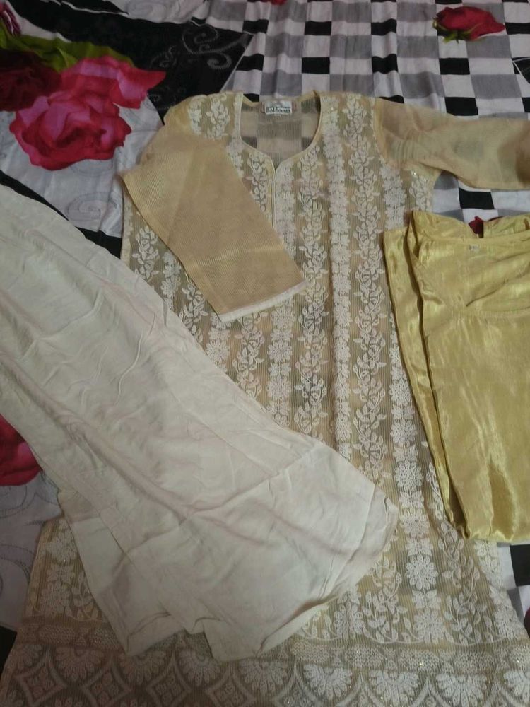 Elegant Chikankari Kurta Set