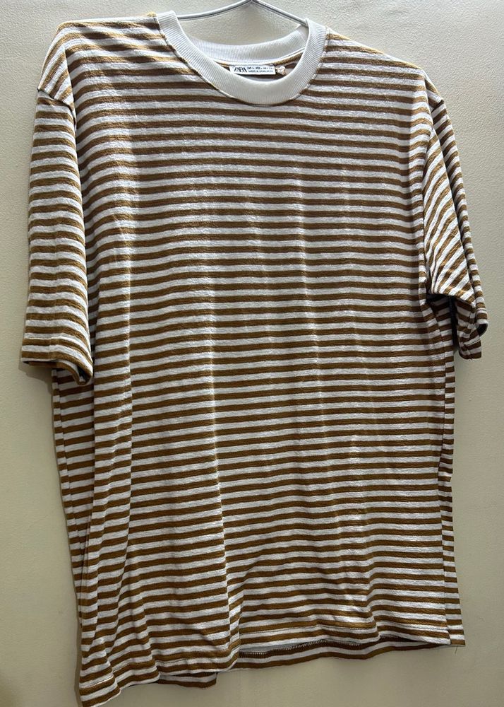 Striped Crew Neck T-Shirt