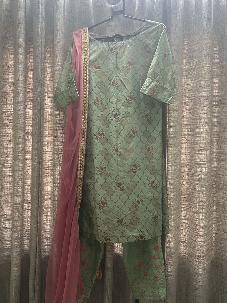 Vark by Westside Mint Green Kurta Set