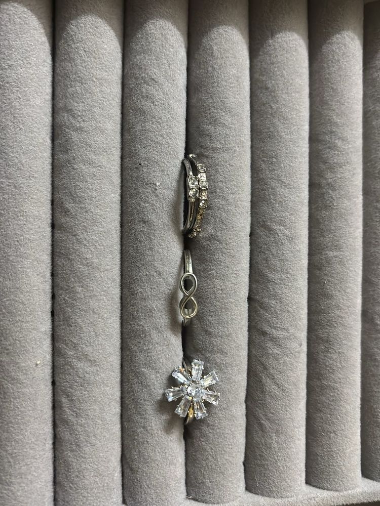Sparkling Ring Set