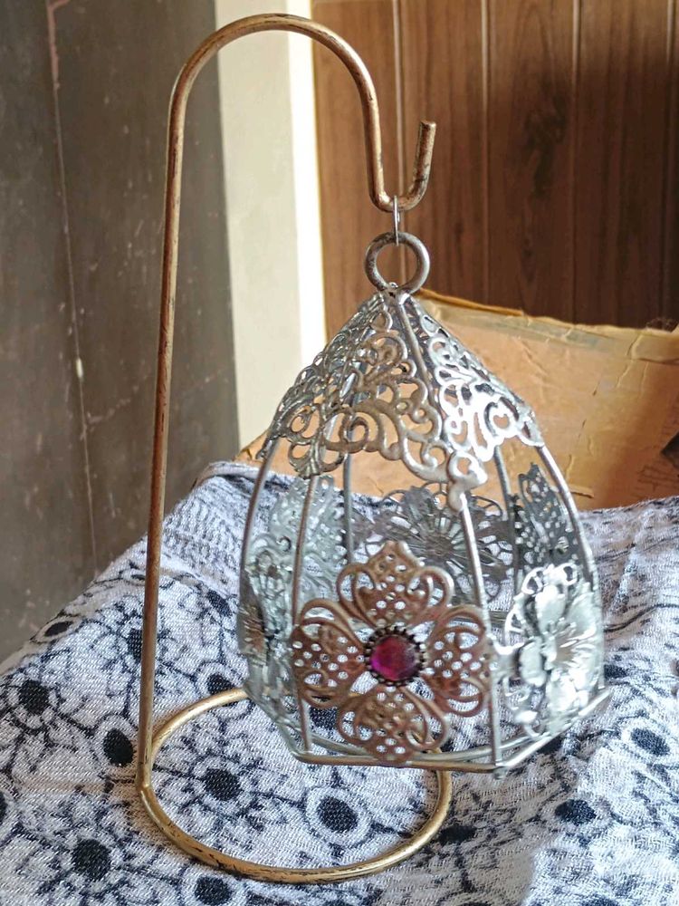 Vintage Silver Filigree  Christmas hangings