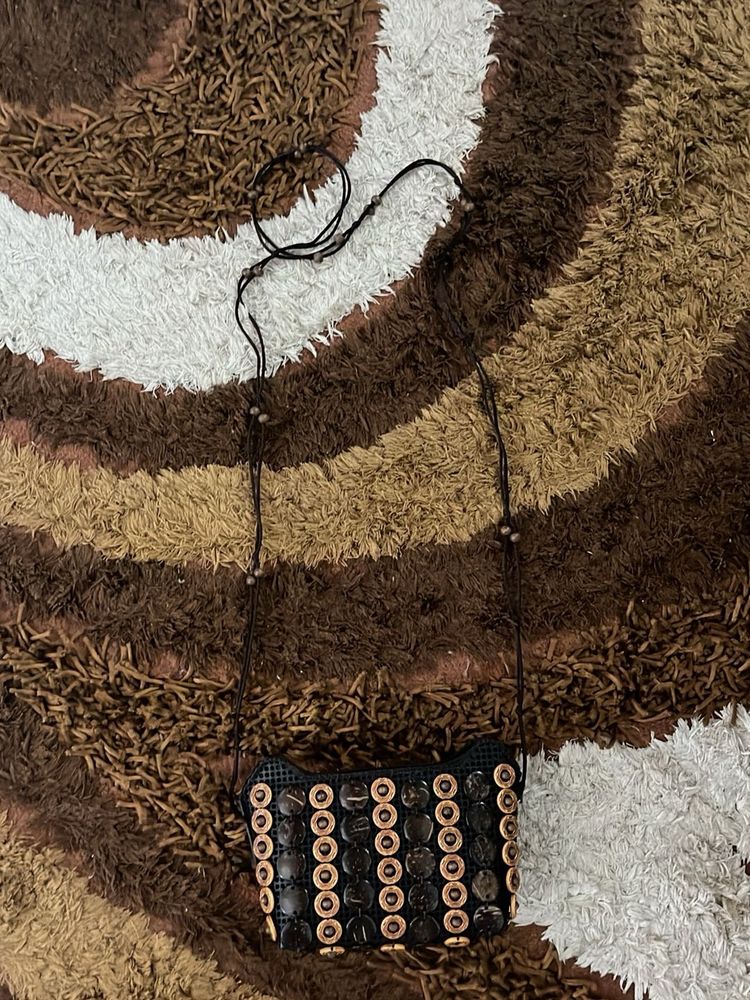 Unique Beaded Crossbody Bag