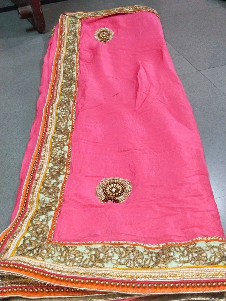 Beautiful 😍❤️ Pure Silk Saree With Blouse