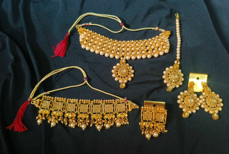 Elegant Gold-Tone Jewelry Set