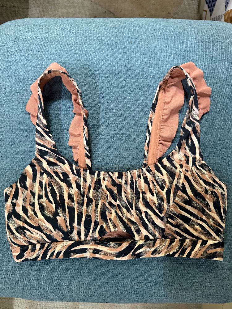 Adidas Zebra Print Sports Bra